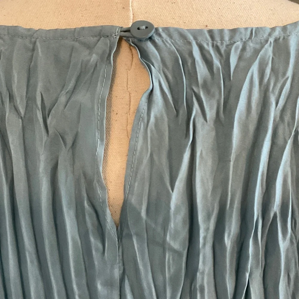 Eileen Fisher Dusty Blue Midi Dress - Picture 7 of 8